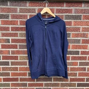 Tek Gear Navy Blue DryTek Full Zip Up Athletic Jacket